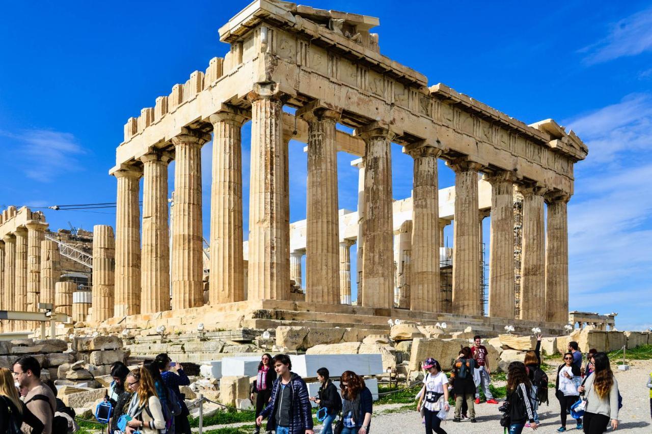 Athens Cozy Studio 4 Min Walk To The Acropolis Hil Apartment Ngoại thất bức ảnh